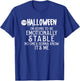 For Halloween I'm Going To Be Emotionally Stable T-Shirt - T-Shirt | Royal