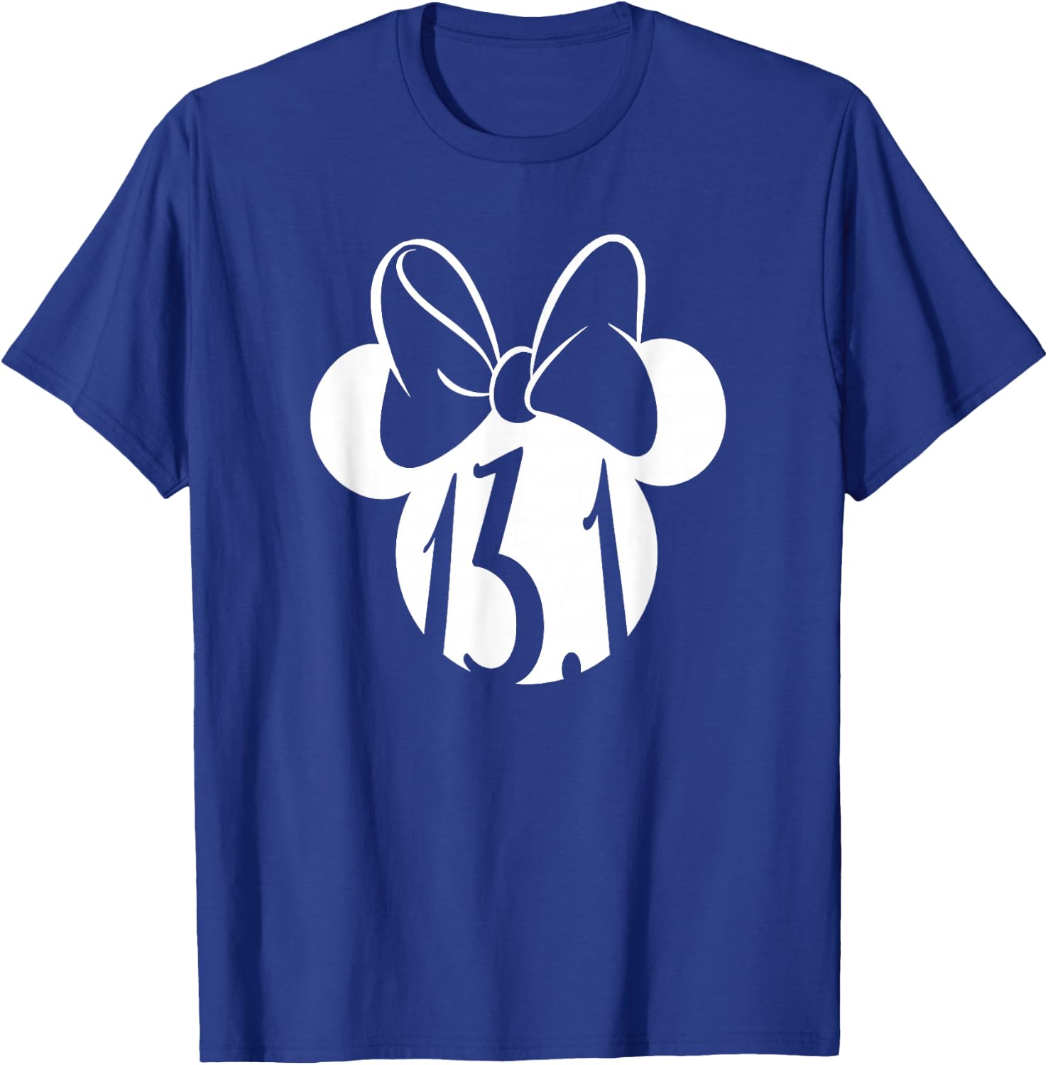 Disney Mickey And Friends Minnie Mouse Half Marathon 13.1 T-Shirt - T-Shirt | Royal