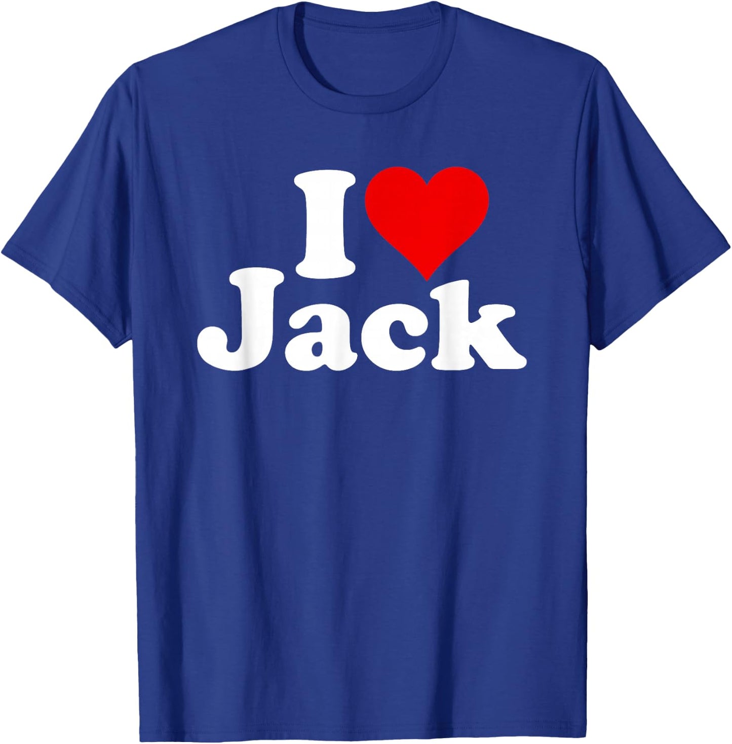 I Love Heart Jack T-Shirt - T-Shirt | Royal