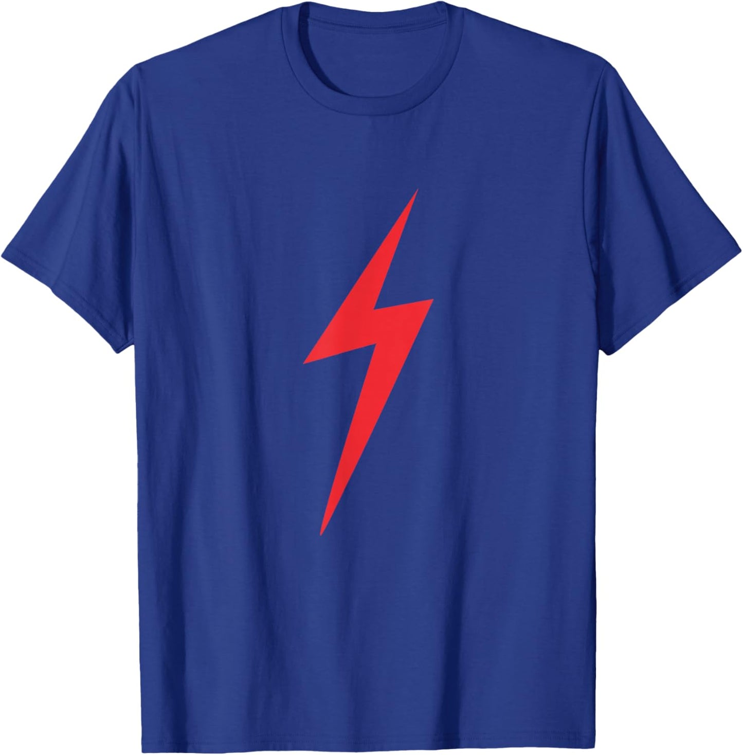 Red Lightning Electric Bolt Storm Graphic T-Shirt - T-Shirt | Royal