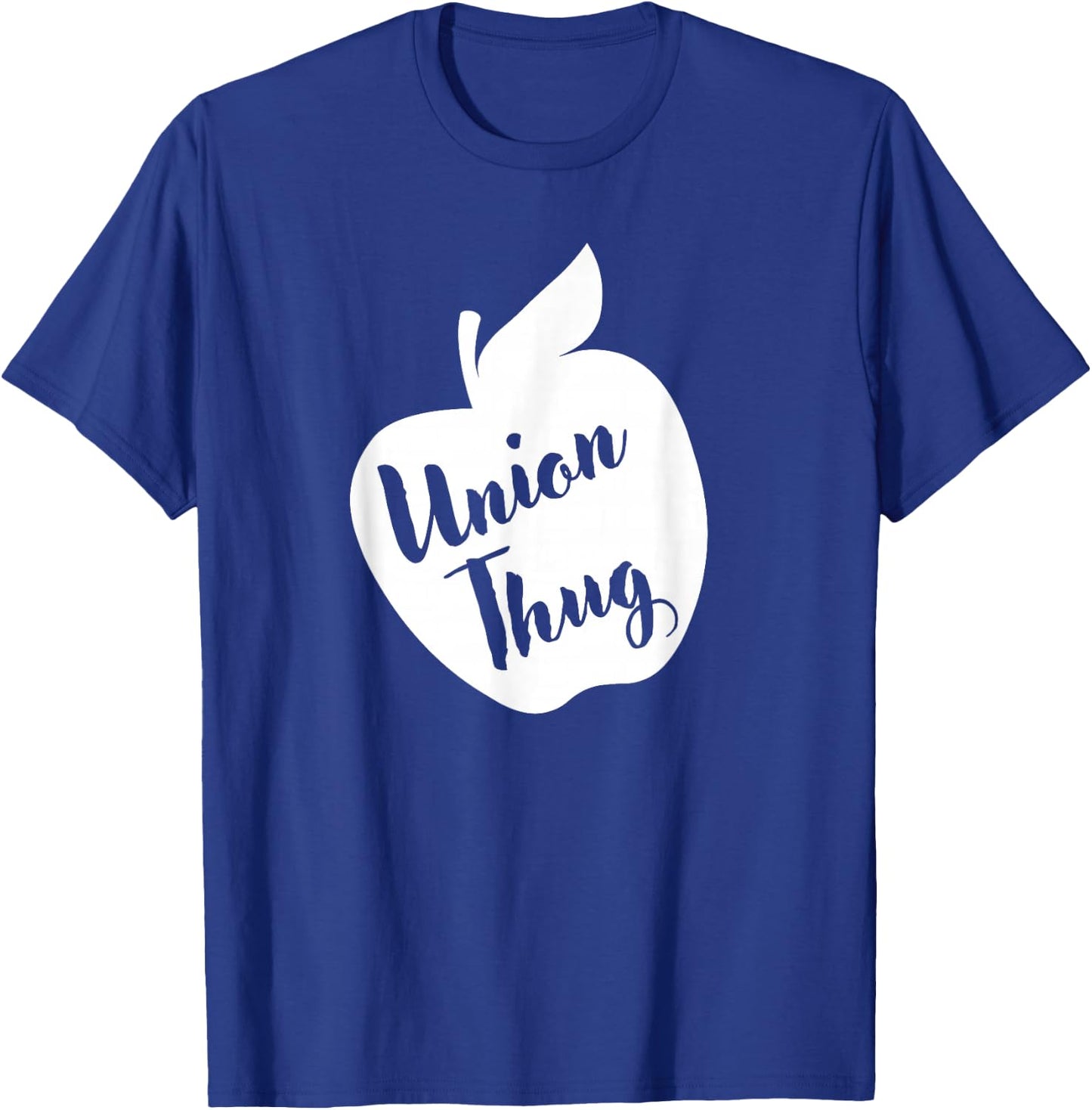 Funny Red For Ed Union Thug Retro SpEd Teacher Appreciation T-Shirt - T-Shirt | Royal