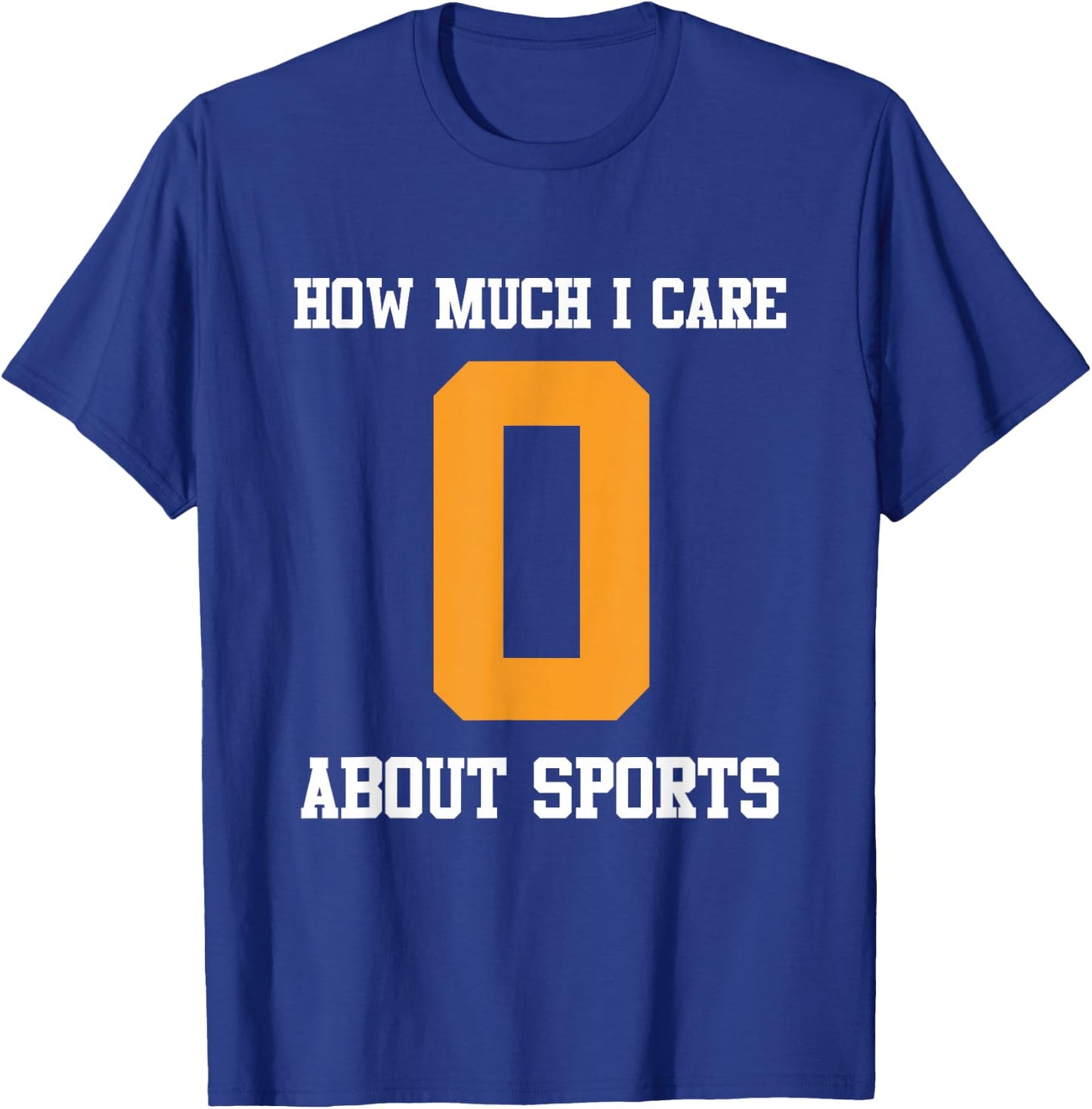 Anti Football Fan No Baseball No Football T-Shirt - T-Shirt | Royal