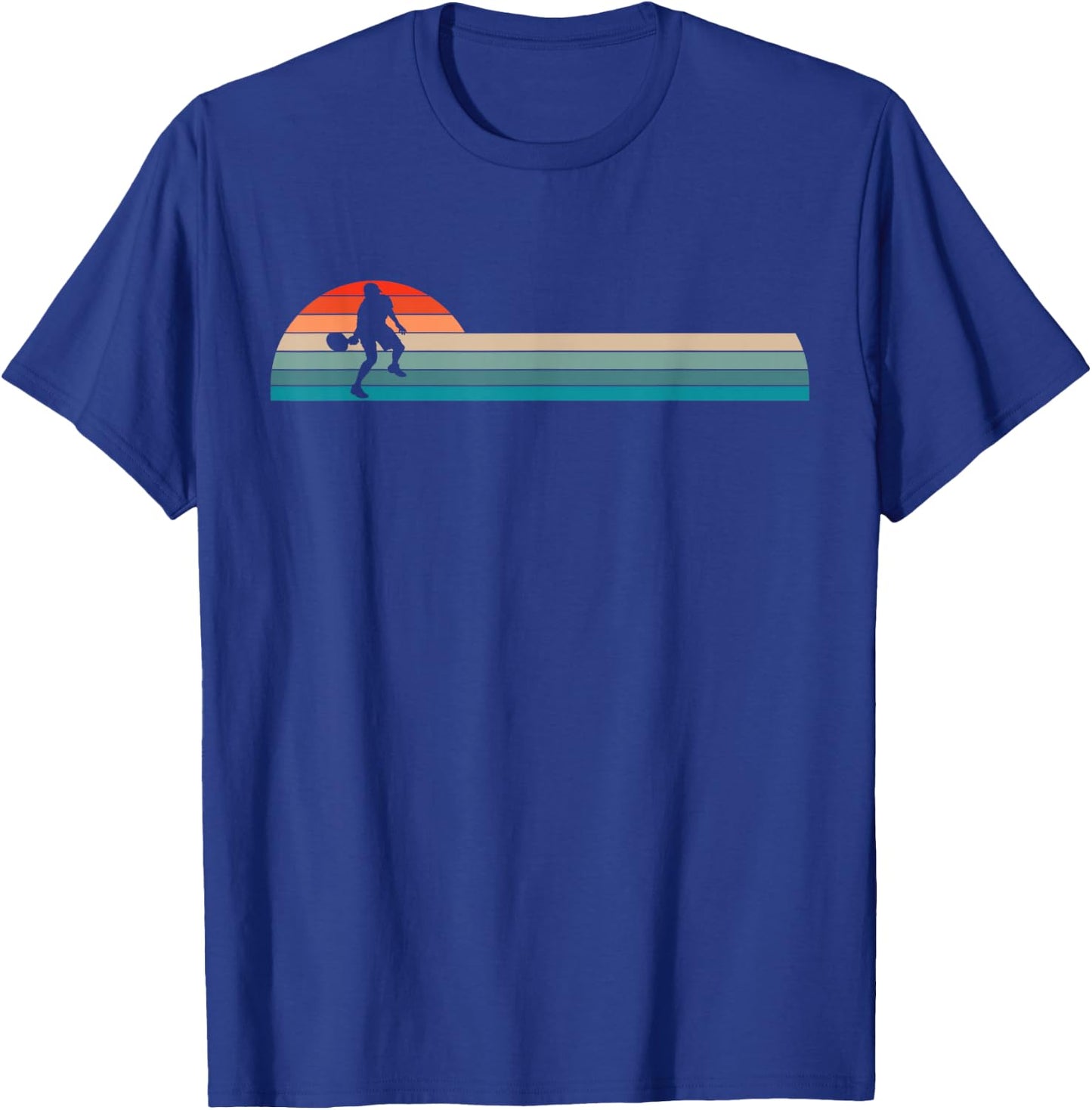 Vintage Retro Pickleball Player Small T-Shirt - T-Shirt | Royal