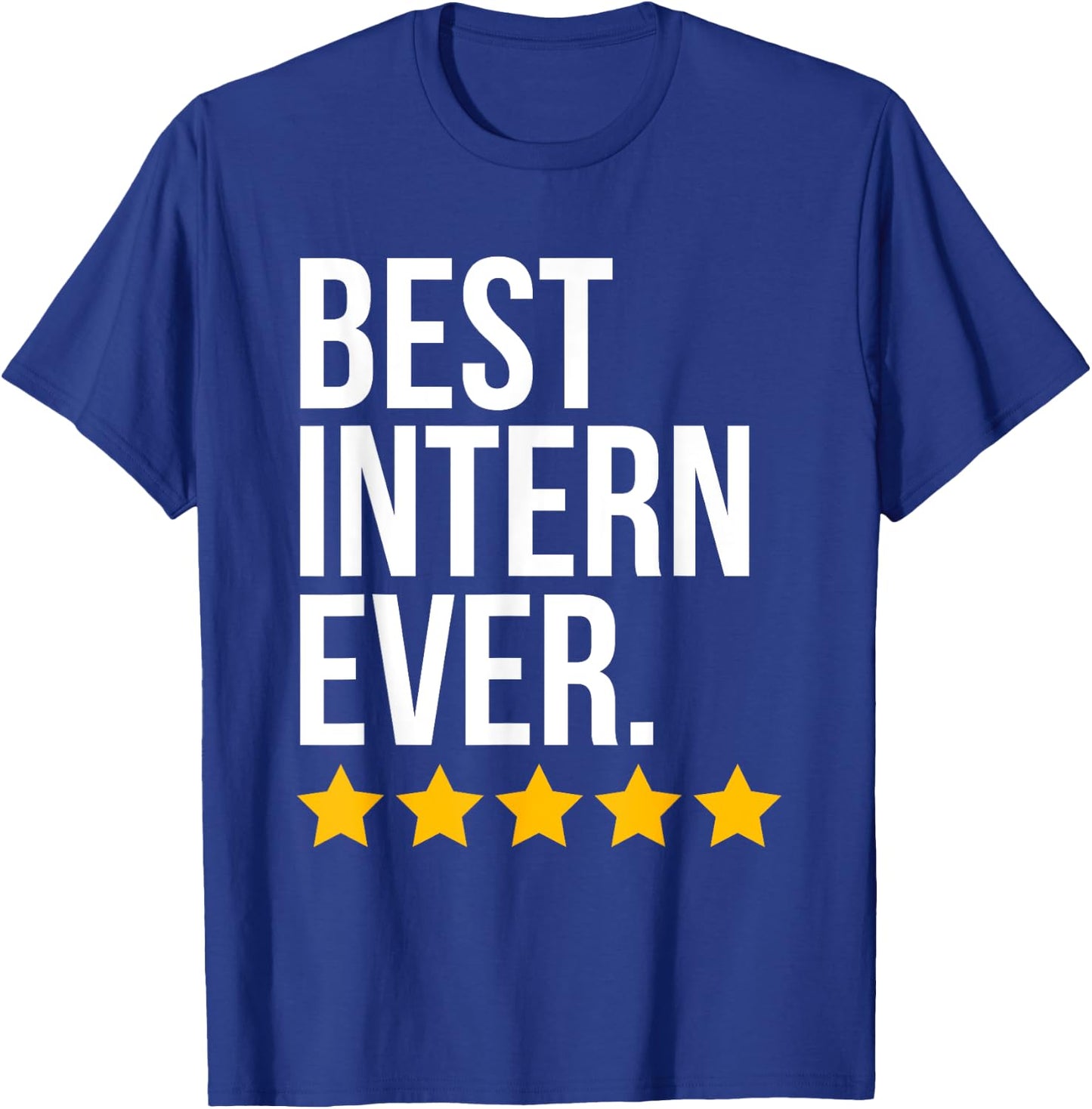 Best Intern Ever interne Funny internship T-Shirt - T-Shirt | Royal