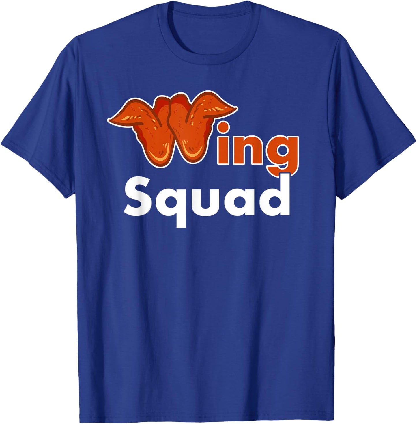 Chicken Wing Shirt Wing Squad Funny Fried Chicken Lover T-Shirt - T-Shirt | Royal