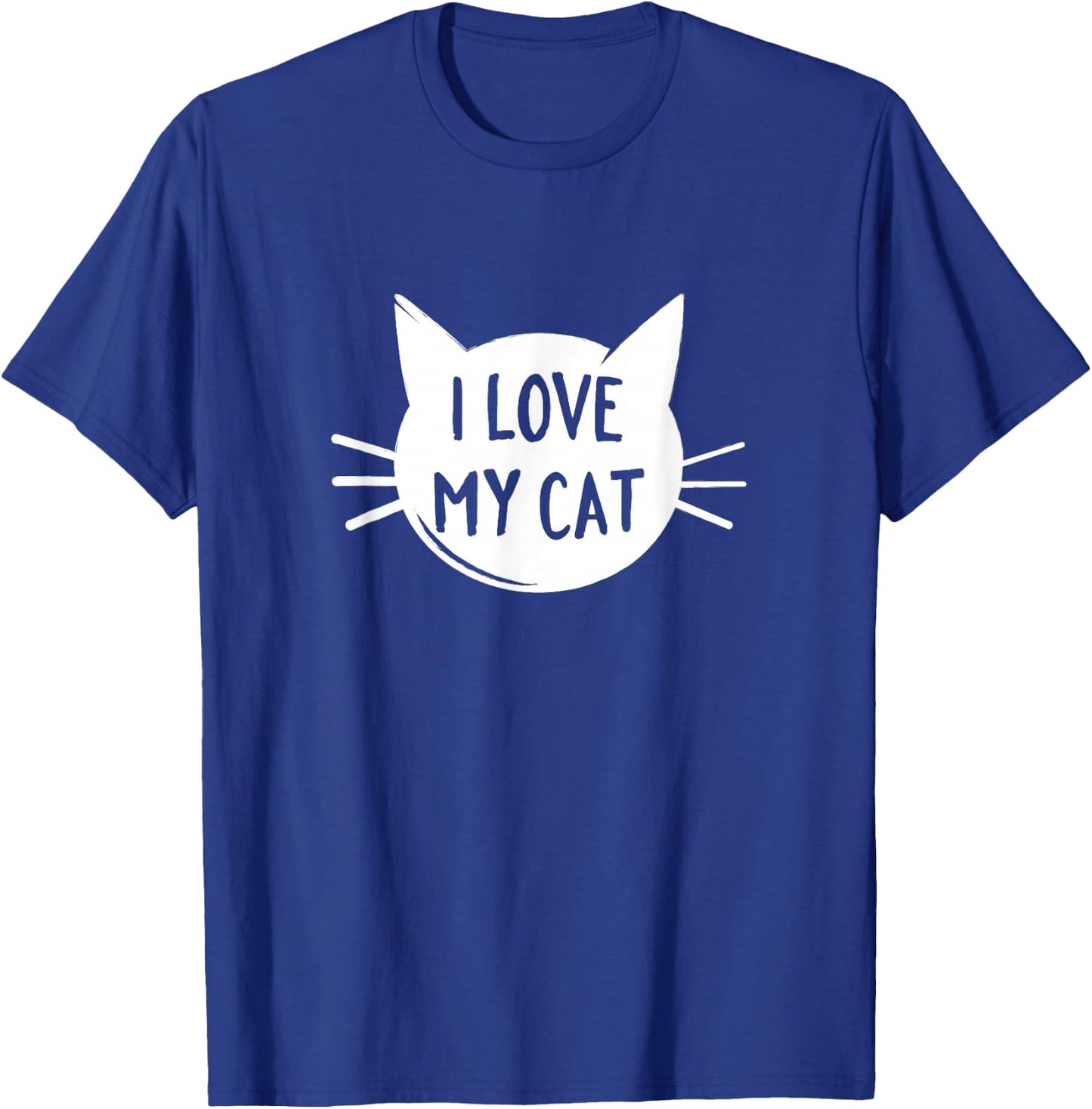 I Love my cat T-Shirt - T-Shirt | Royal