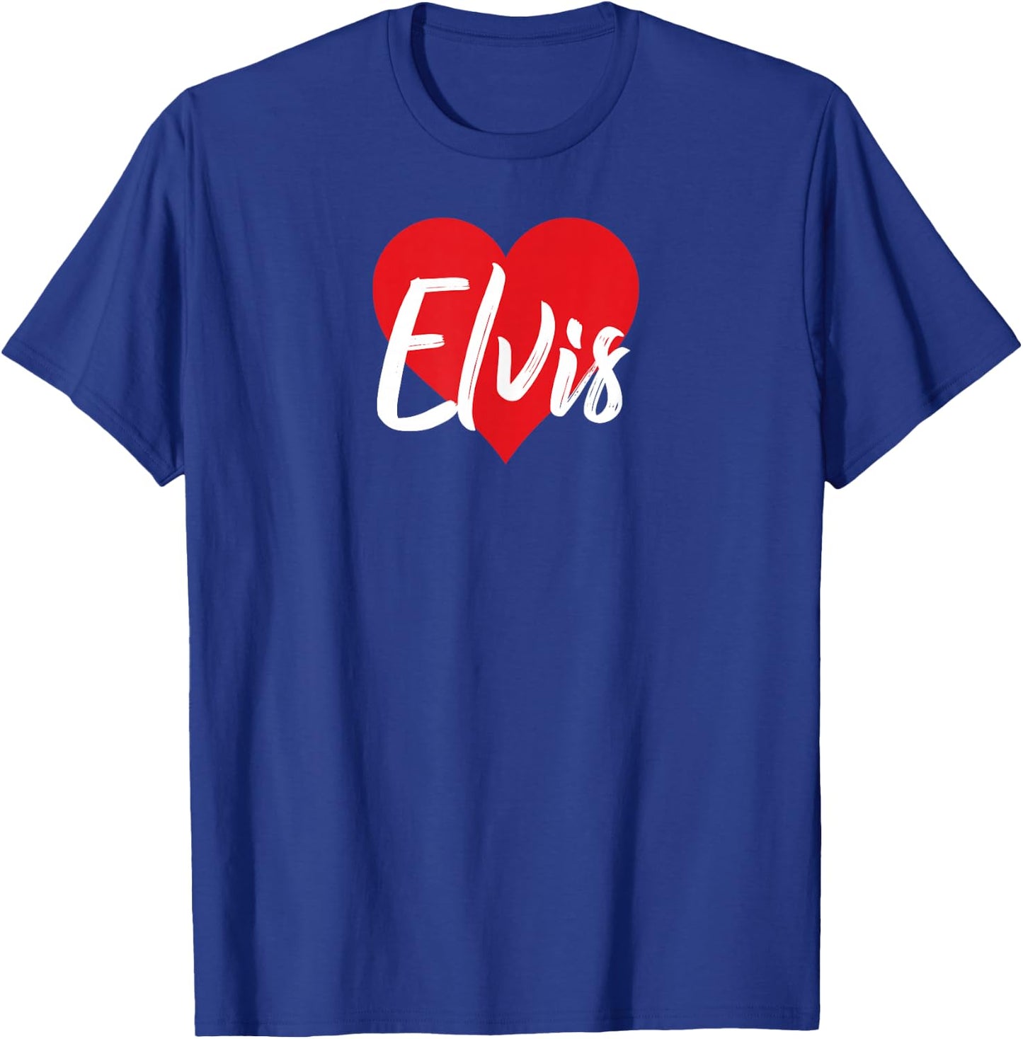 I Love Elvis First Name I Heart Named T-Shirt - T-Shirt | Royal