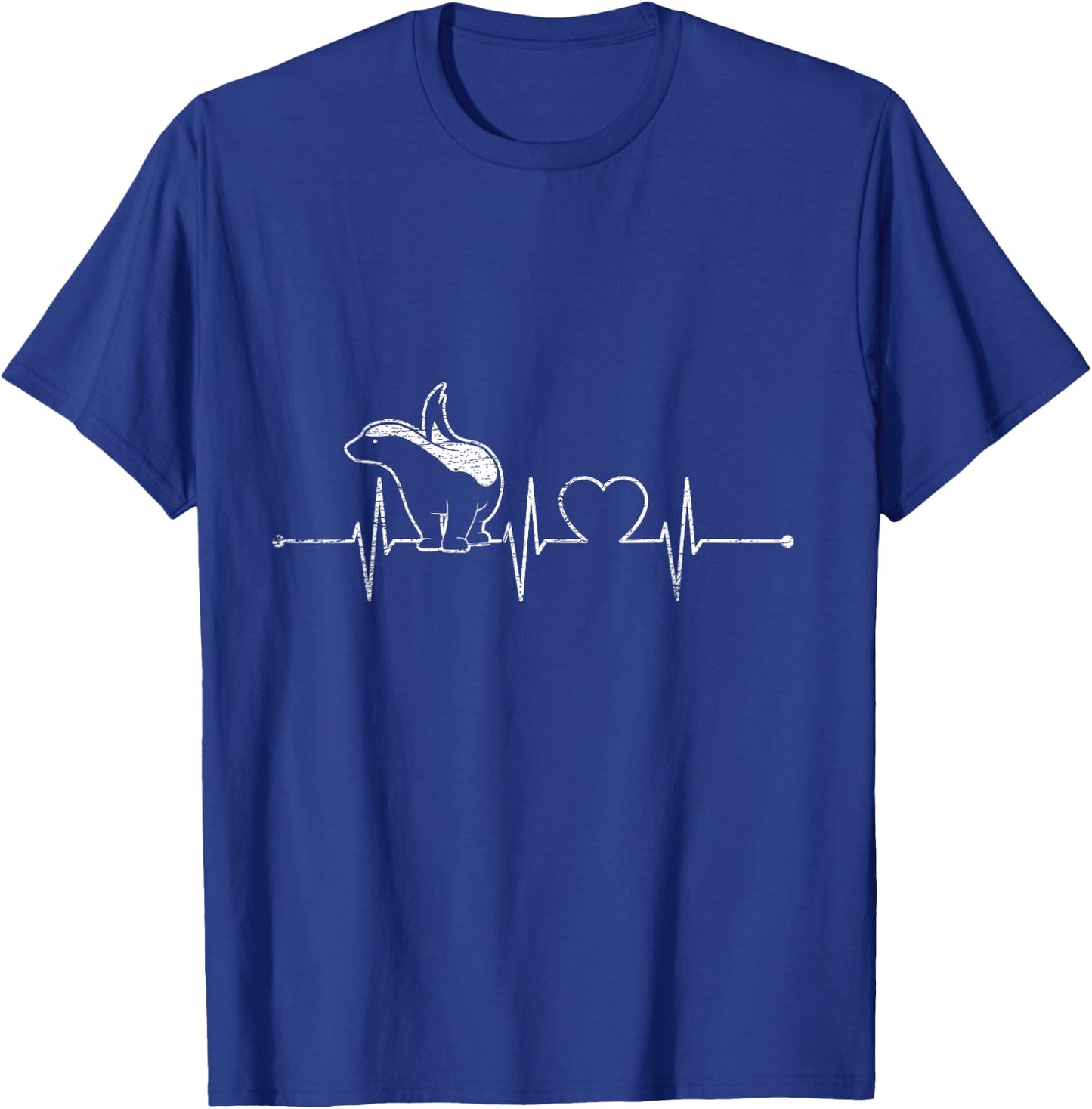 Heartbeat Honey Badger T-Shirt - T-Shirt | Royal