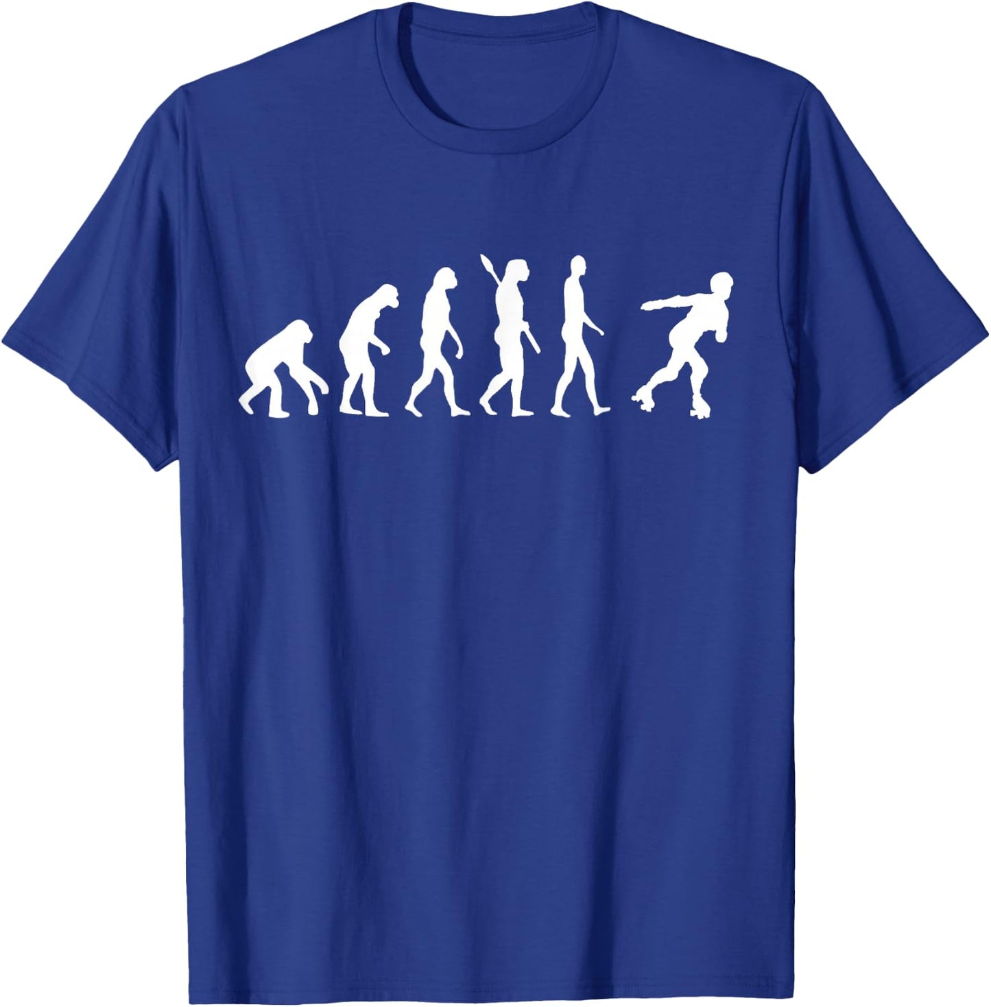 Roller Skates Rider Evolution Roller Skating Inline Skates T-Shirt - T-Shirt | Royal