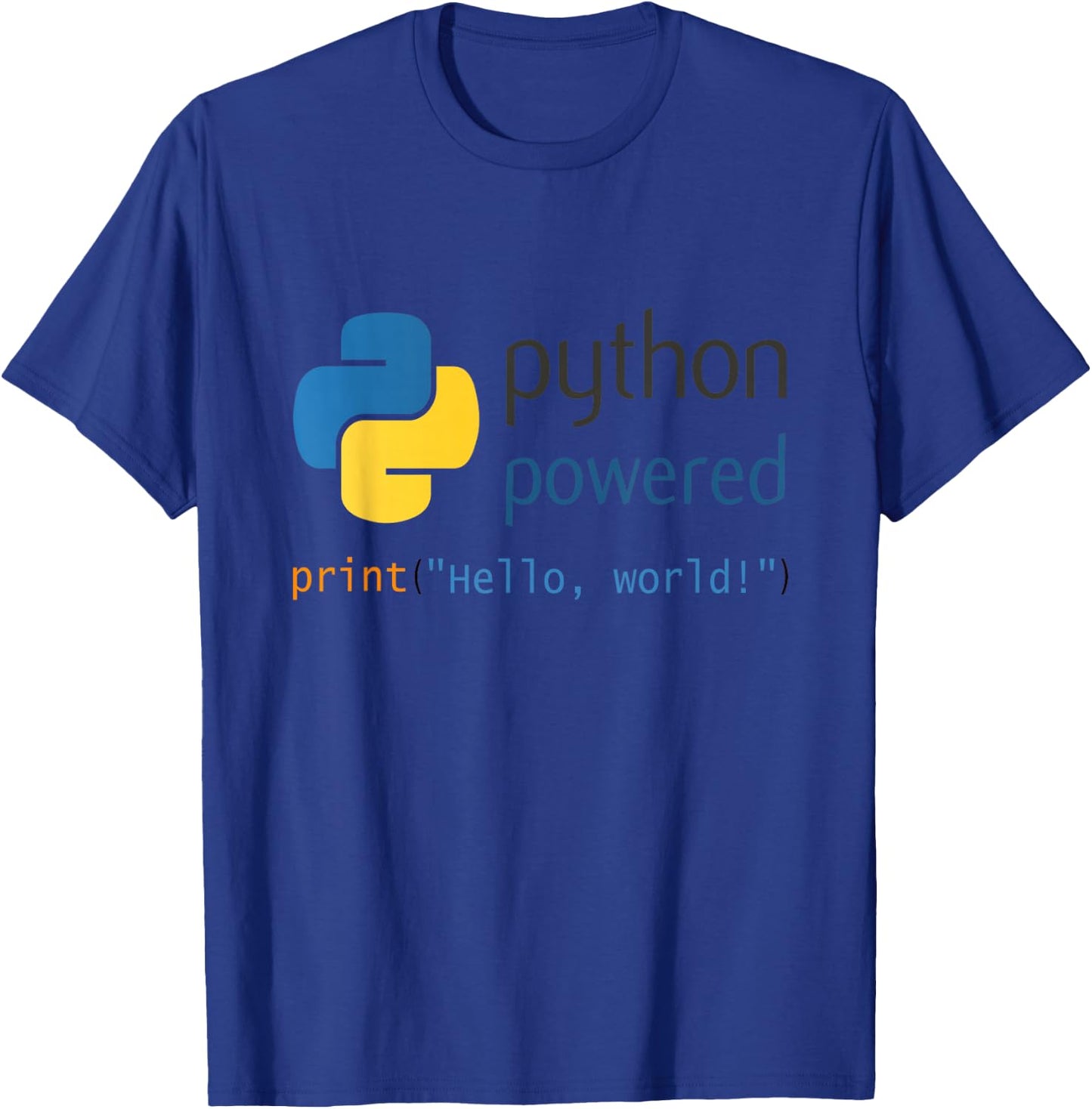 Python Programmer Computer Developers T-Shirt - T-Shirt | Royal