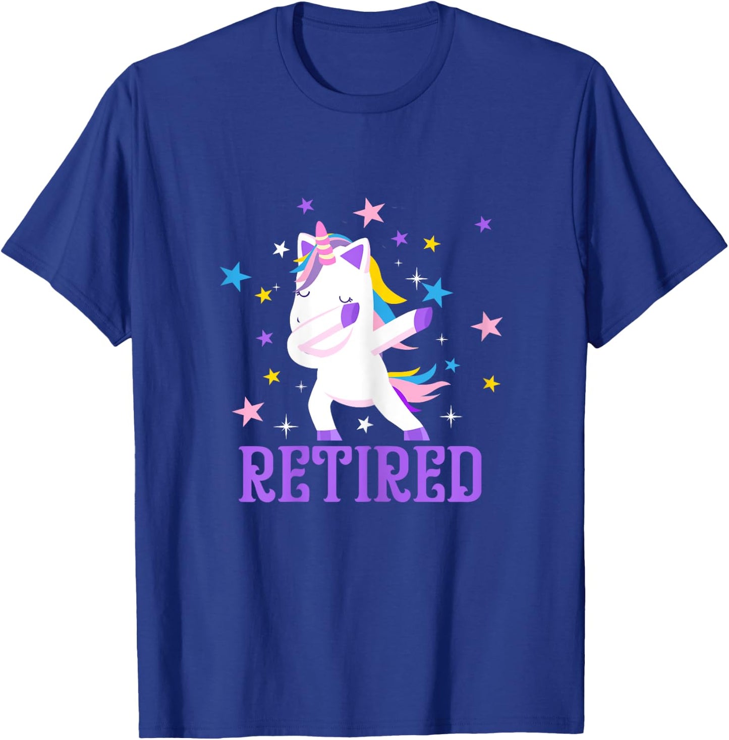 Retired 2022 Unicorn Retirement Gift Women T-Shirt - T-Shirt | Royal