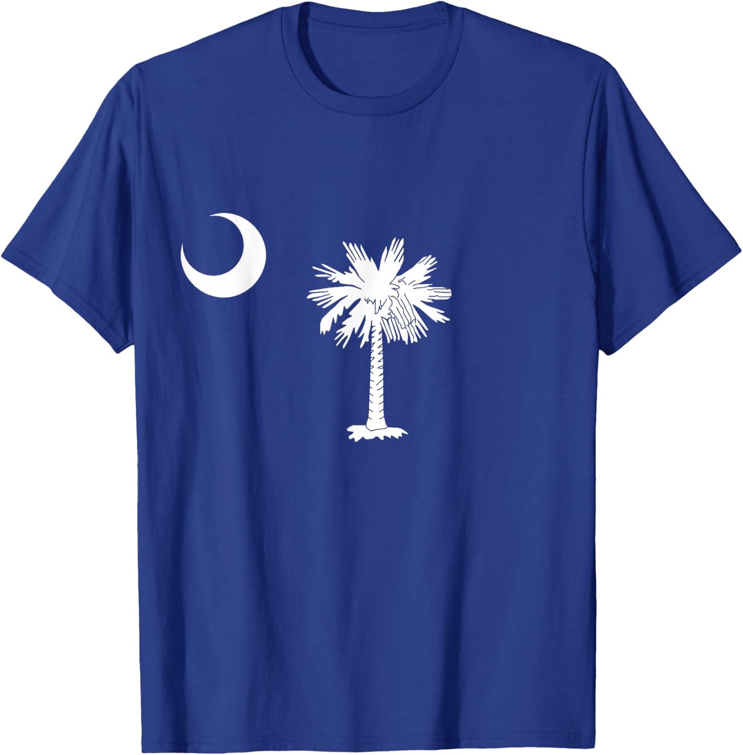 South Carolina Palmetto Moon SC Pride State Flag T-Shirt - T-Shirt | Royal