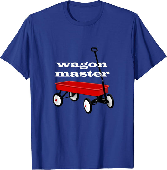 Little Red Wagon Master Funny T-Shirt - T-Shirt | Royal