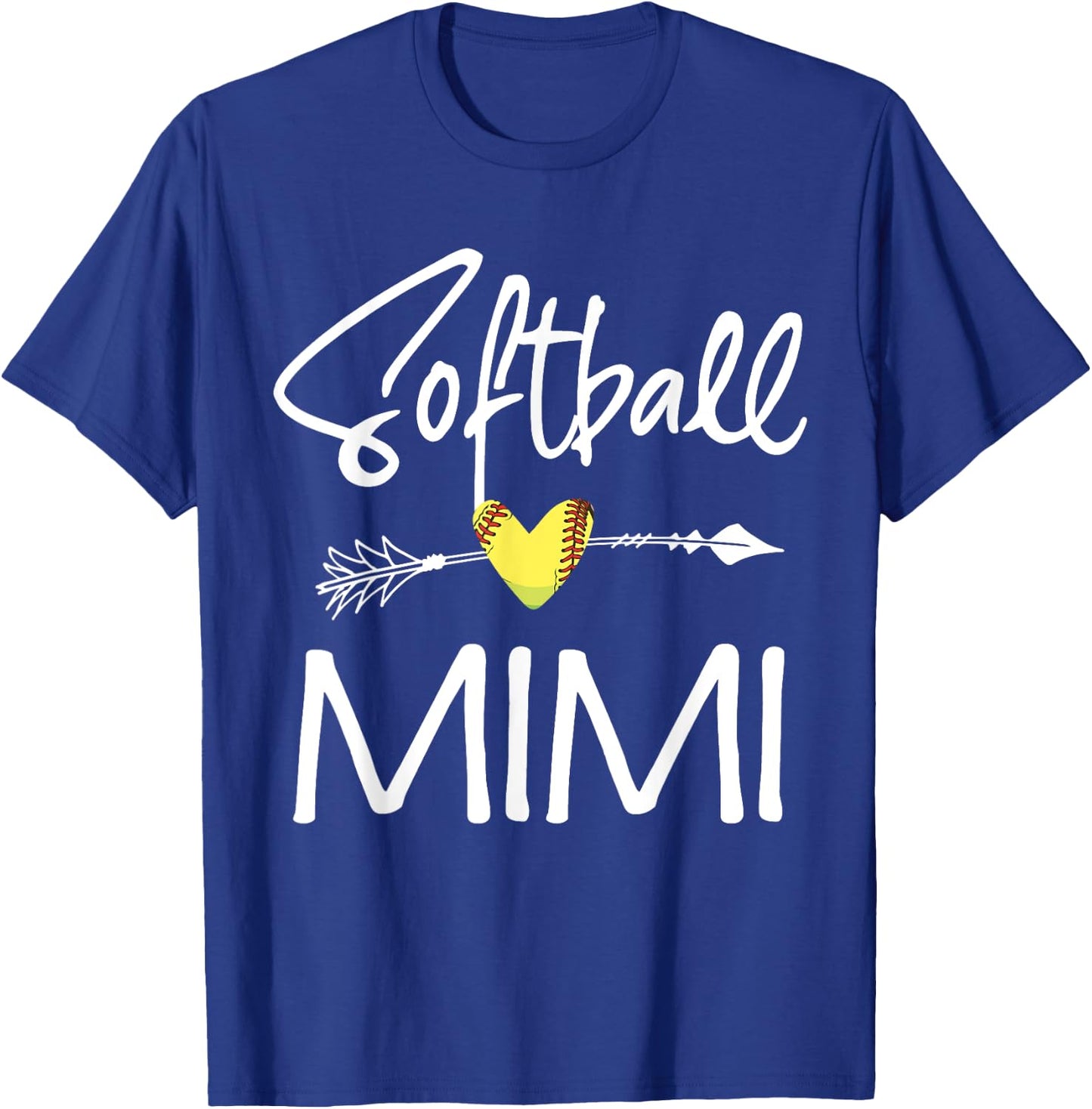 Softball Mimi Women Softball Gift T-Shirt - T-Shirt | Royal