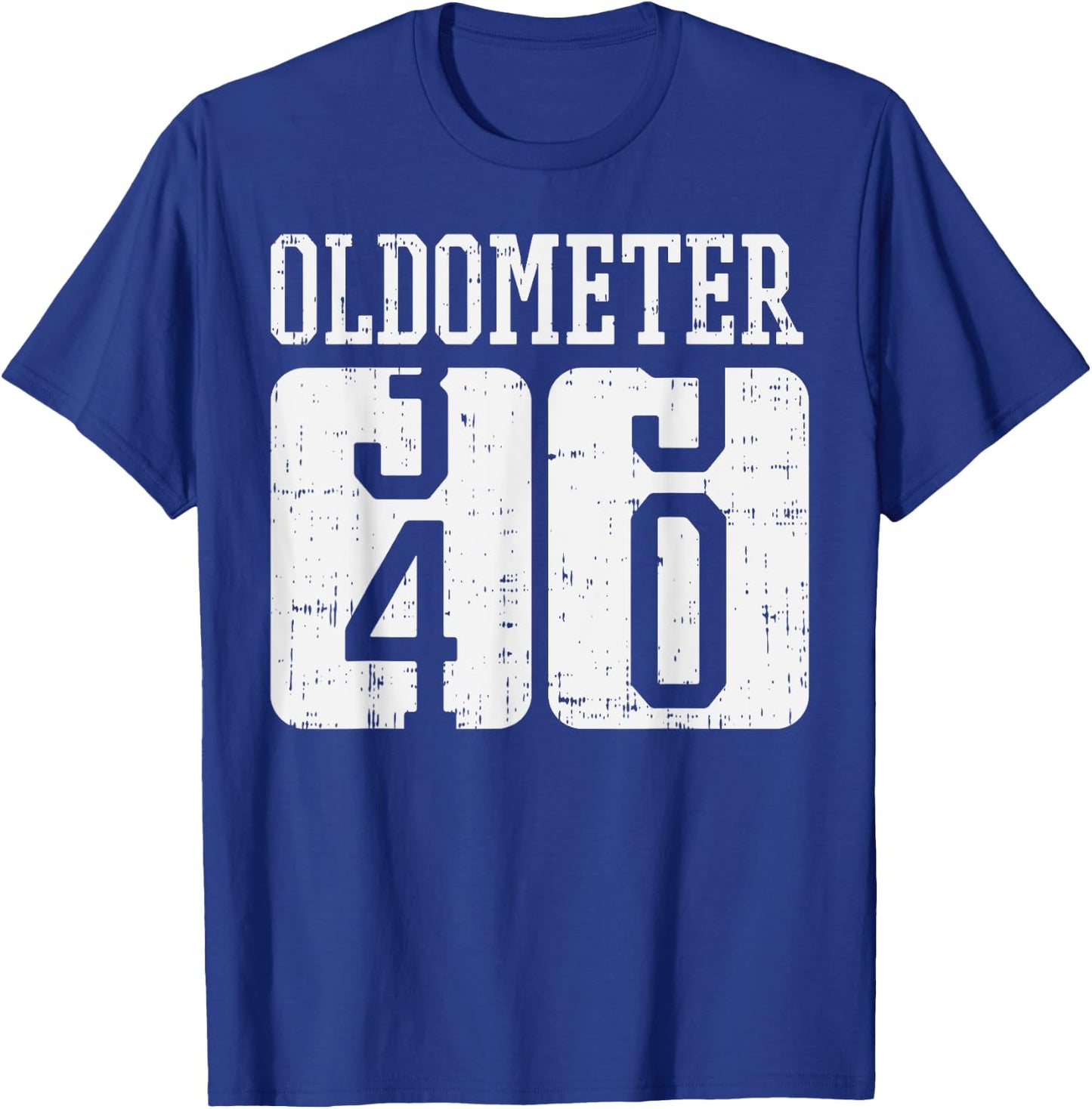 Oldometer 39 40 Funny Happy 40th Birthday Gift Men Women T-Shirt - T-Shirt | Royal