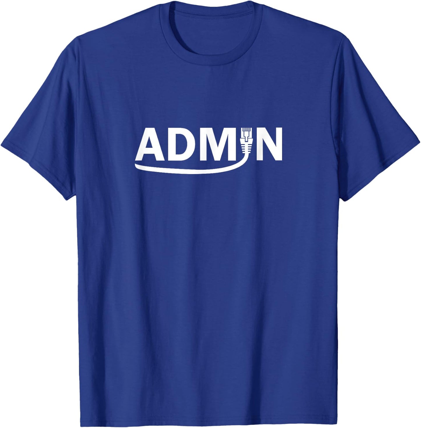 Admin - RJ 45 networking cable T-Shirt - T-Shirt | Royal