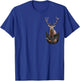 Deer Inside Pocket - Deer Pocket T-Shirt - T-Shirt | Royal