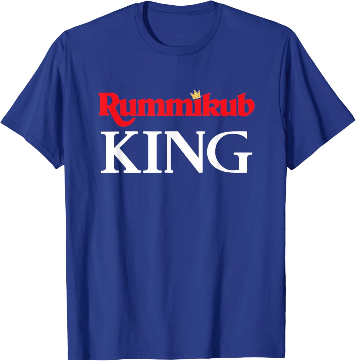 Rummikub King Logo With Royal Crown T-Shirt - T-Shirt | Royal