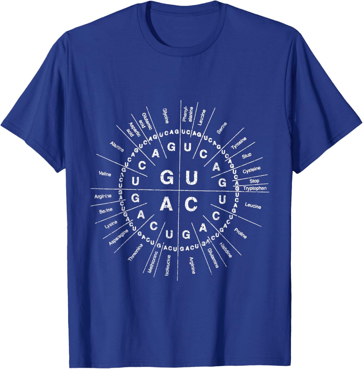 DNA Genetic Code Biologist Gift Science Biology T-Shirt - T-Shirt | Royal