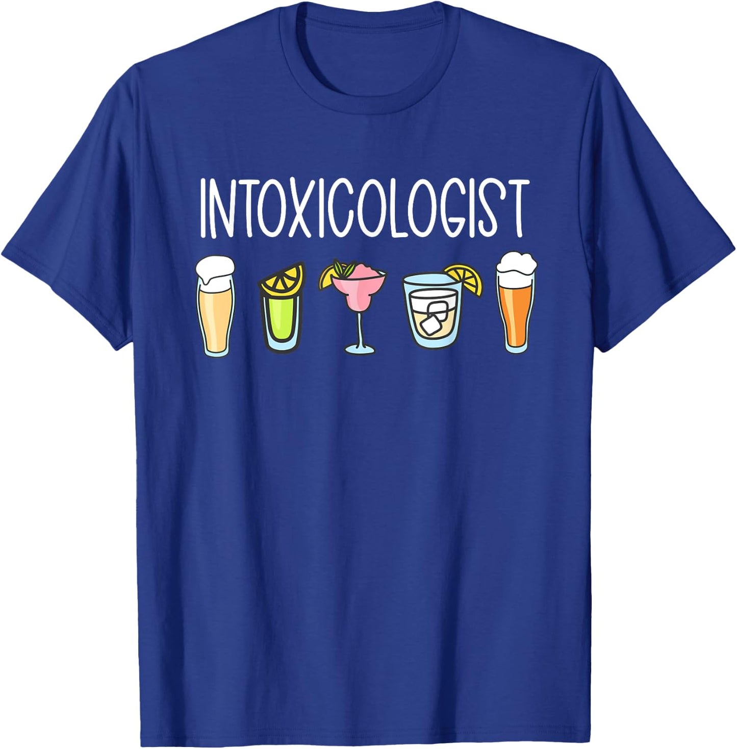 Funny Bartender Drinks Intoxicologist Bartending T-Shirt - T-Shirt | Royal