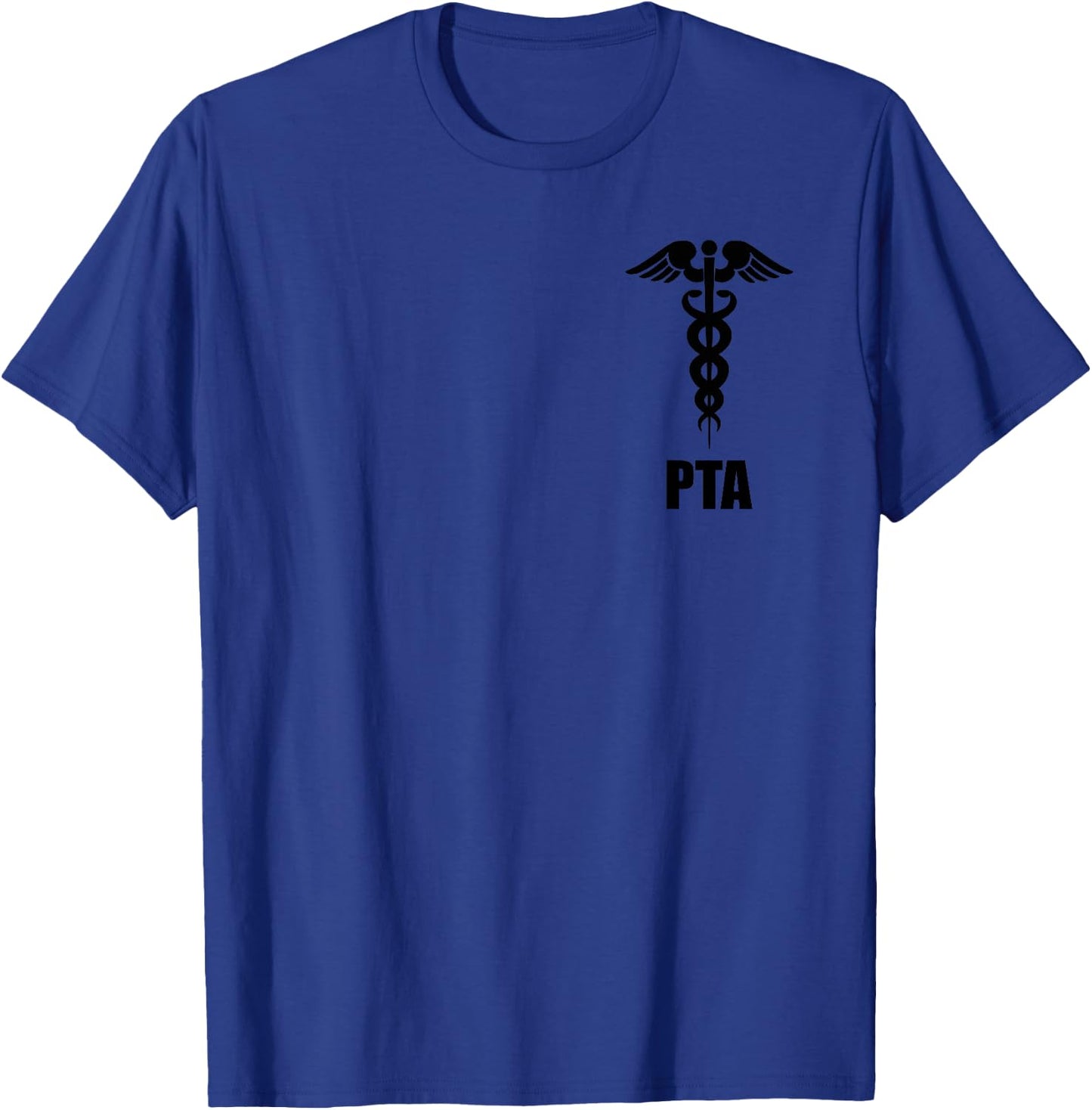 Physical Therapist Assistant PTA Caduceus Symbol Medical T-Shirt - T-Shirt | Royal
