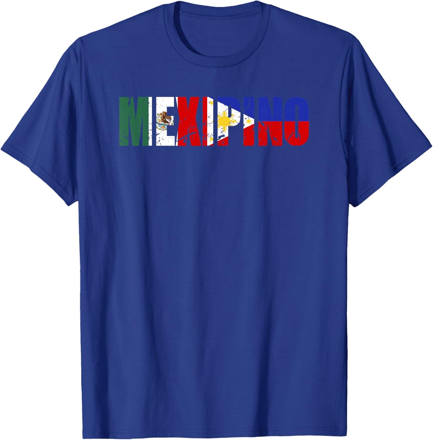 Mexipino Mexican Filipino Mixed Heritage Mexico Philippines T-Shirt - T-Shirt | Royal
