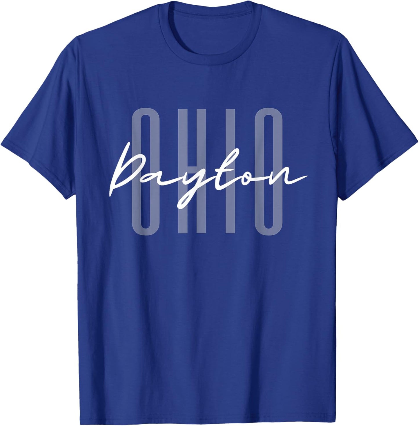 Dayton Ohio Home State Travel OH T-Shirt - T-Shirt | Royal