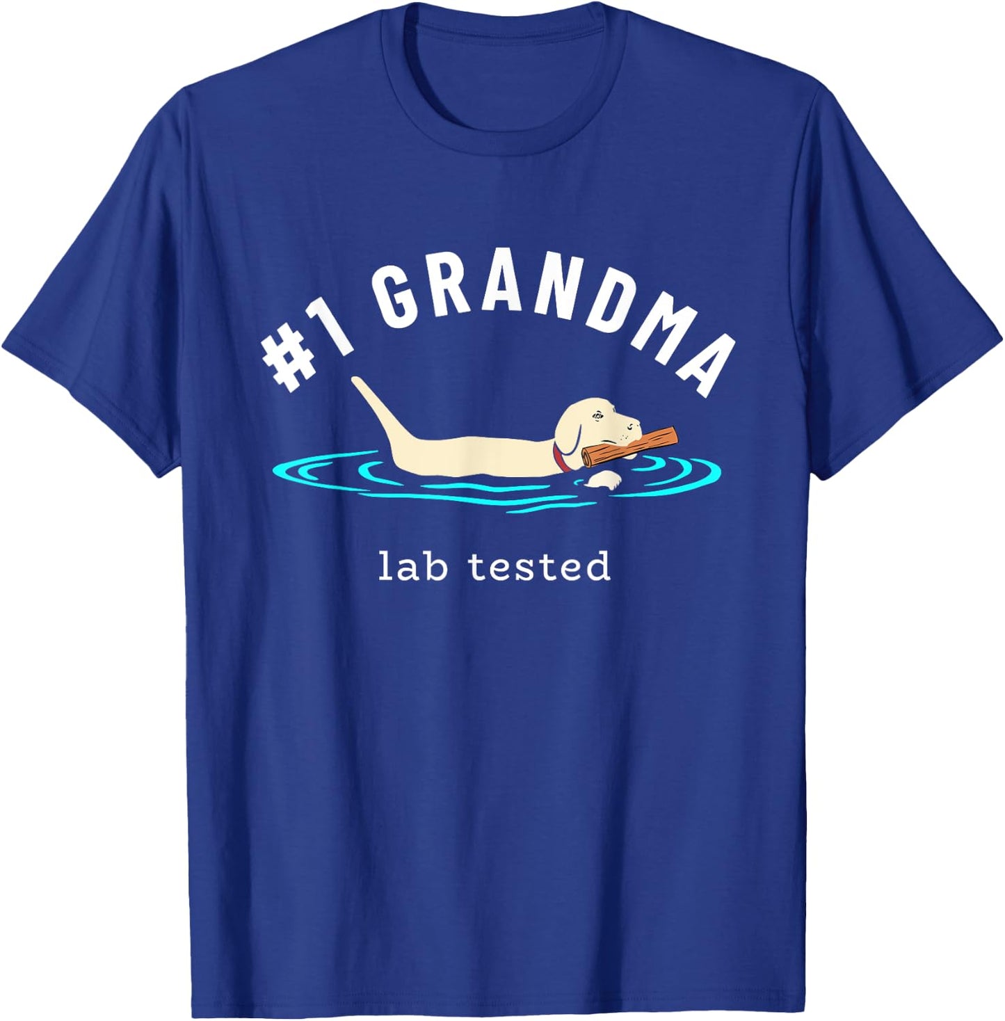 Lab Grandma Yellow Labrador Retriever - Lab Dog Lover T-Shirt - T-Shirt | Royal