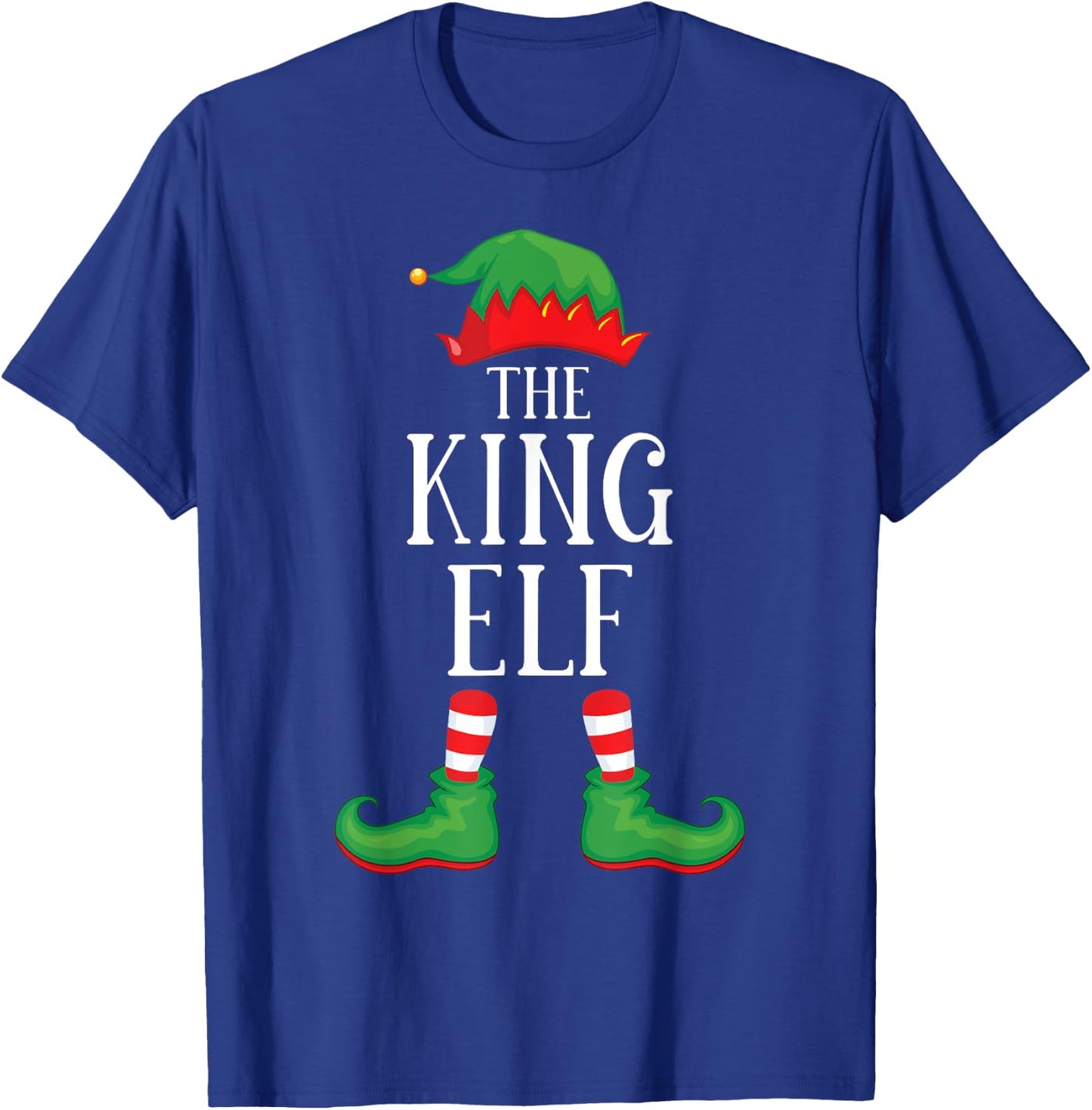 King Elf Matching Group Xmas Funny Family Christmas T-Shirt - T-Shirt | Royal