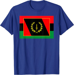 African American Heritage Flag T-Shirt - T-Shirt | Royal