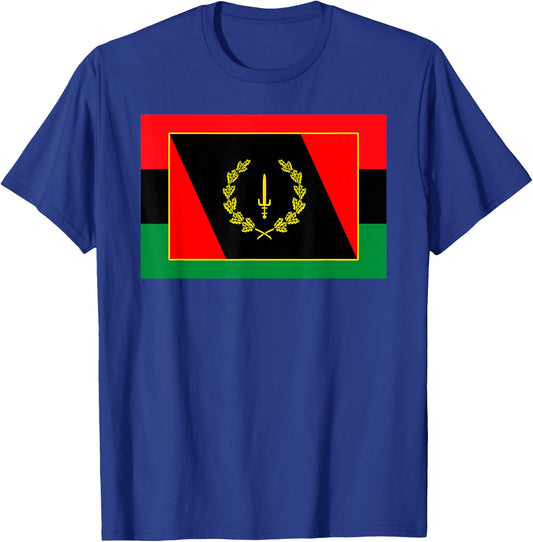 African American Heritage Flag T-Shirt - T-Shirt | Royal