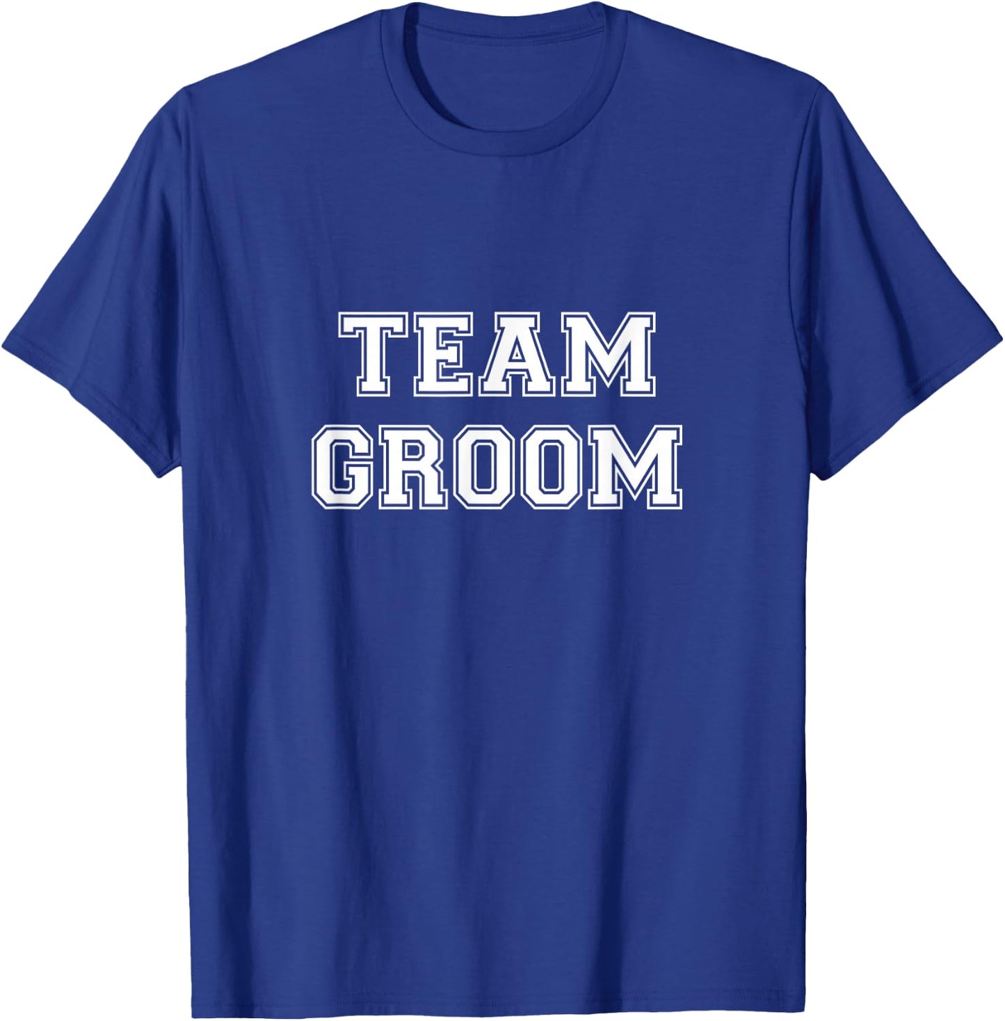 Team Groom Matching Bachelor Party Wedding T-Shirt - T-Shirt | Royal