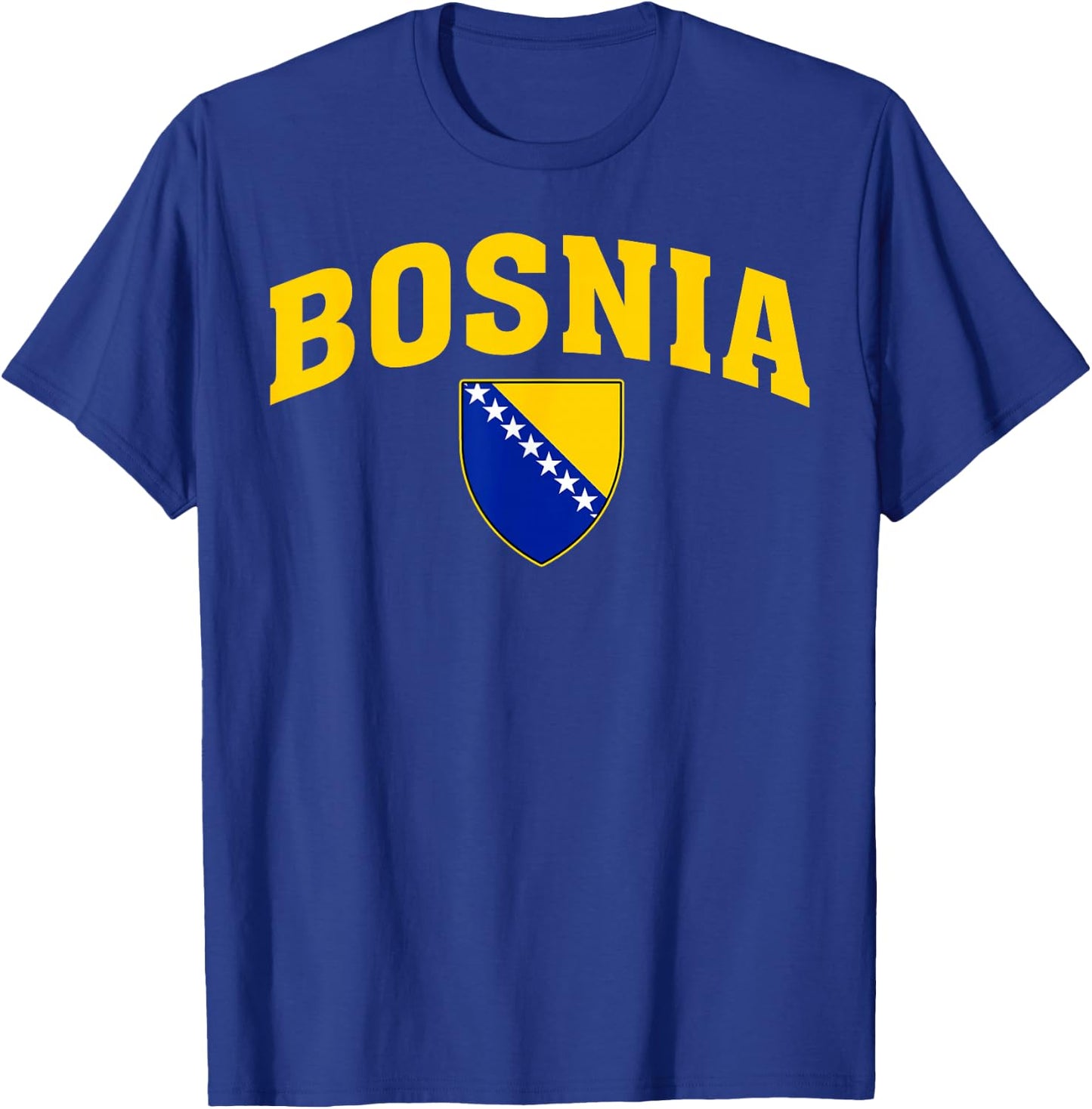 Bosnia Gift Flag Bosnia Vintage Herzegovina Sarajevo T-Shirt - T-Shirt | Royal