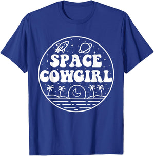 Space Cowgirls Bachelorette Party Rodeo Western Aesthetic T-Shirt - T-Shirt | Royal