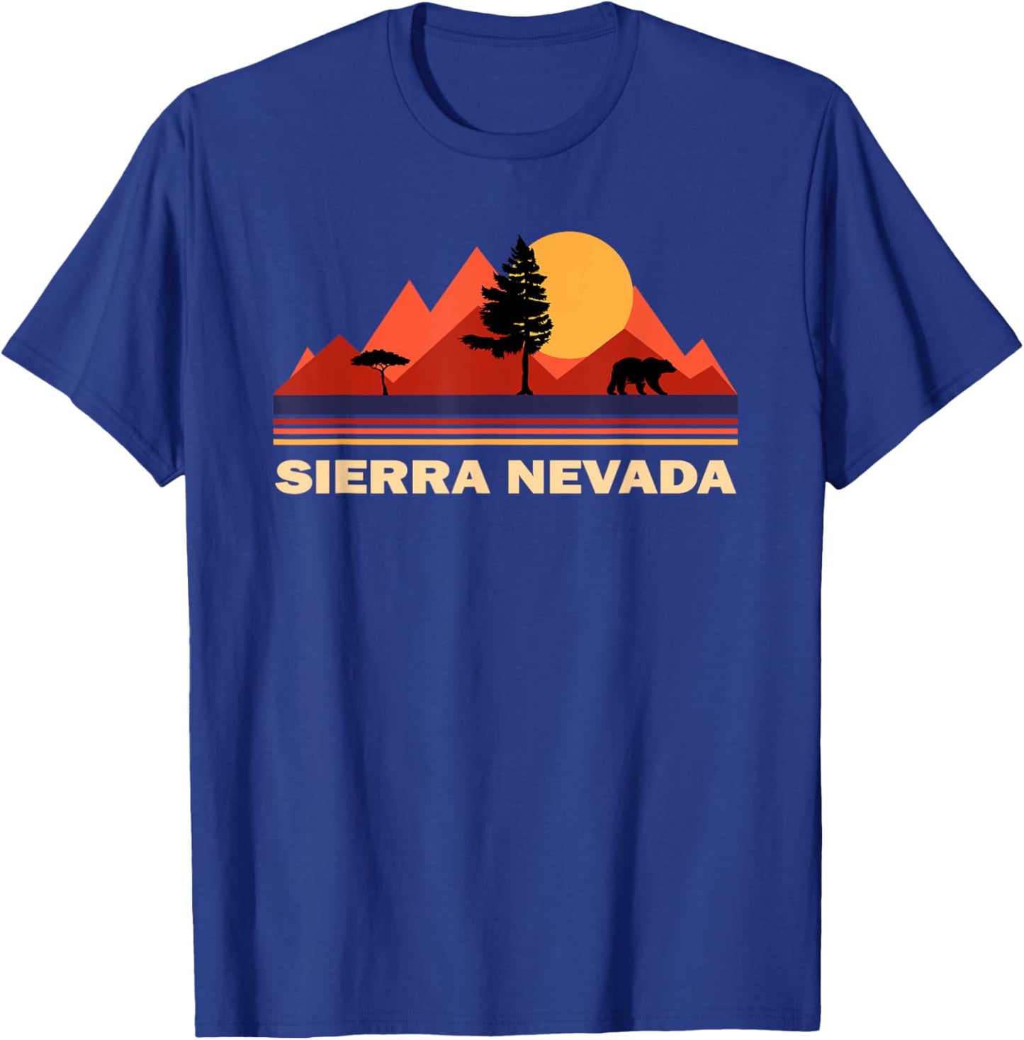 Retro Sierra Nevada T-Shirt - T-Shirt | Royal
