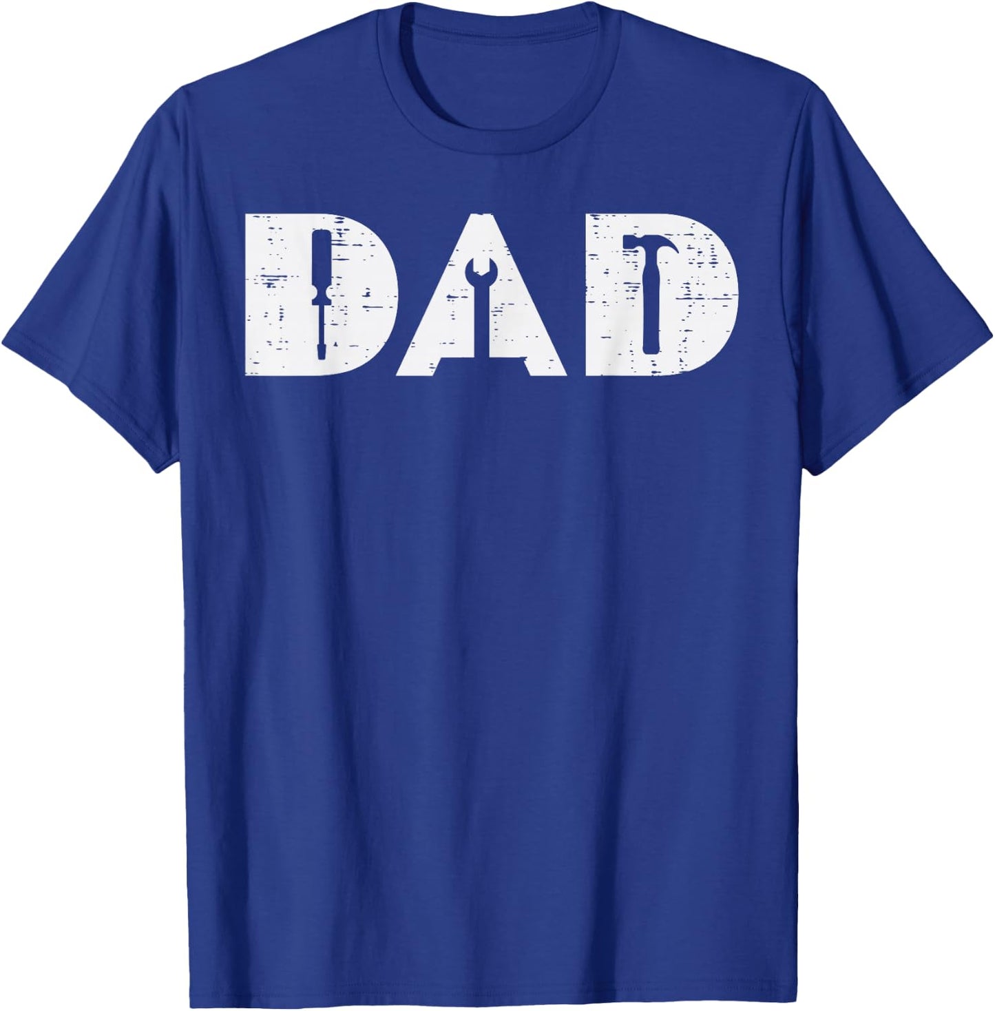 Dad Handy Tools Funny Fathers Day Mechanic Daddy Papa Men T-Shirt - T-Shirt | Royal