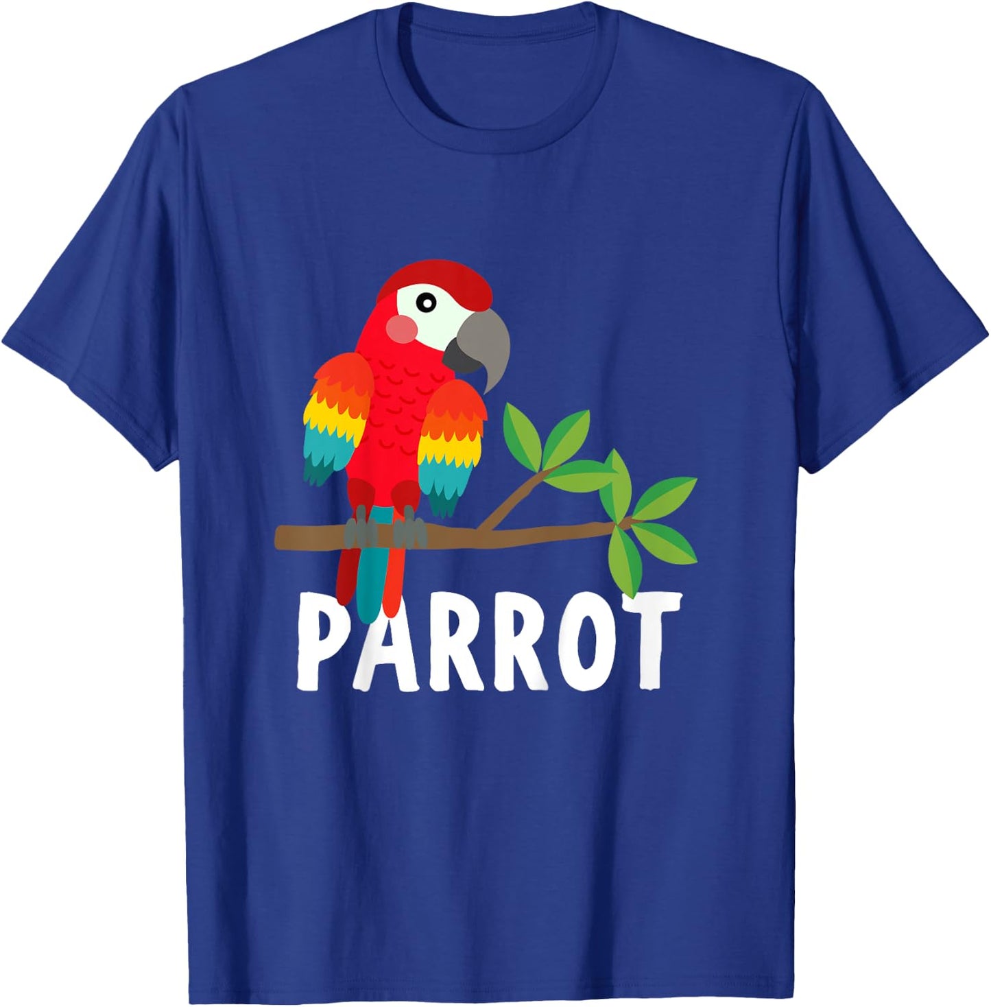 Parrot Shirt For Boys Or Girls | Cute Parrot Gift T-Shirt - T-Shirt | Royal