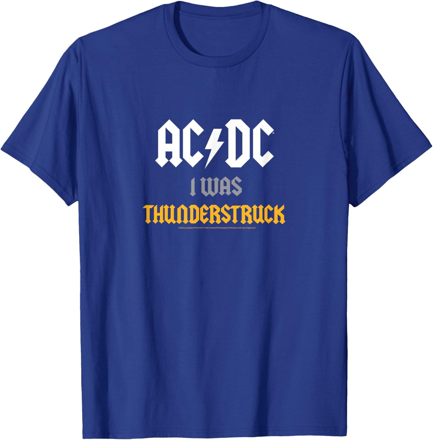 ACDC - I Was Thunderstruck T-Shirt - T-Shirt | Royal