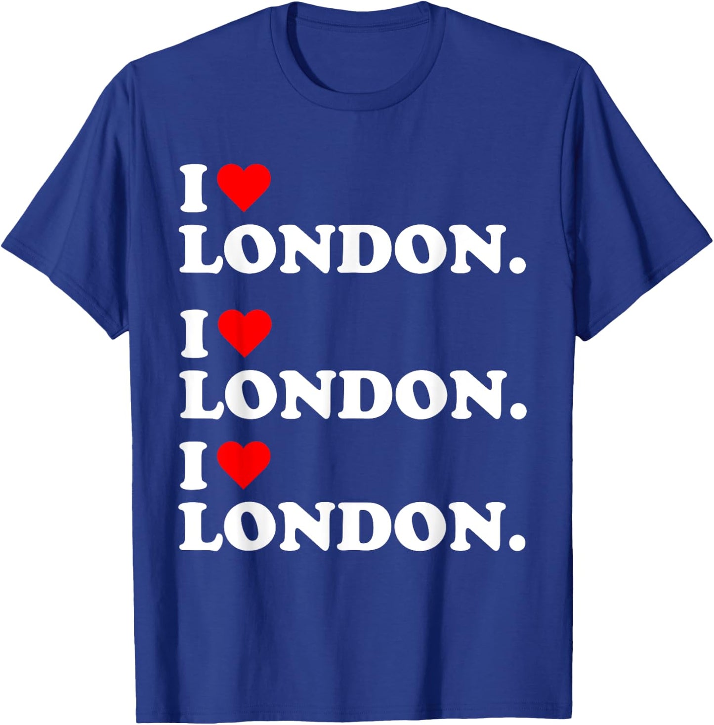I heart London Love United Kingdom Brirtin Britsh Day T-Shirt - T-Shirt | Royal