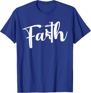 Electrical Lineman Faith Jesus Bible T-Shirt - T-Shirt | Royal