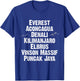 Seven Summits Gift Mountain Peaks Of The World Climbing T-Shirt - T-Shirt | Royal