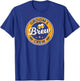 Groom's Brew Crew T Shirt Stag Party Beer Groomsmen Apparel T-Shirt - T-Shirt | Royal