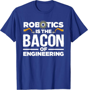 Funny Robotics Art Women Robot Engineers Lovers T-Shirt - T-Shirt | Royal