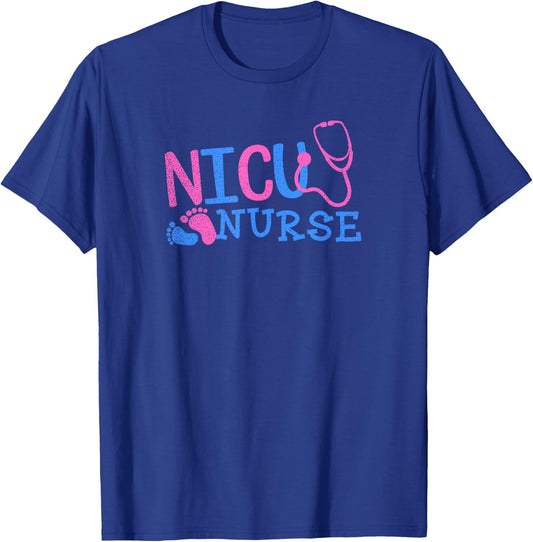 Nicu Nurse | Neonatal Nurse Gift T-Shirt - T-Shirt | Royal