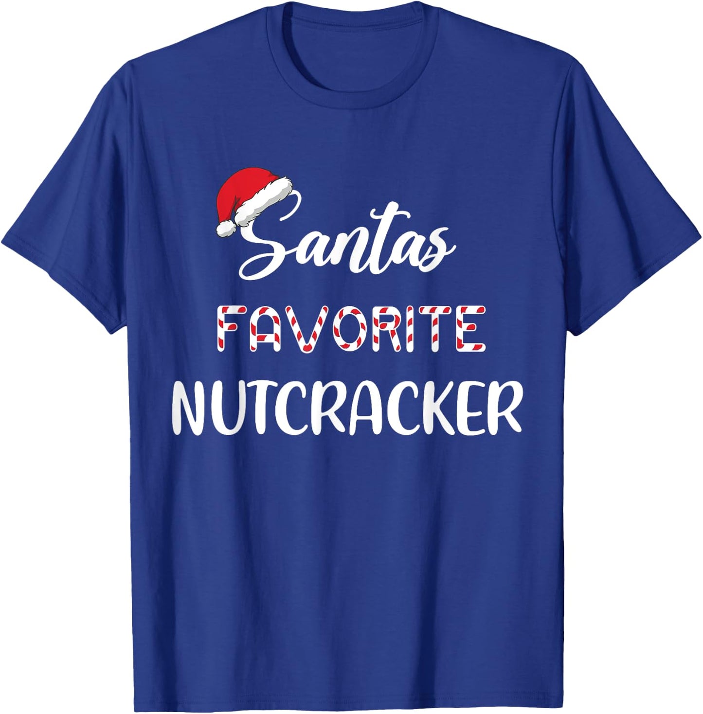 Santa’s Favorite Nutcracker Pajama Christmas Xmas T-Shirt - T-Shirt | Royal
