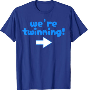 Twinning with My Bestie Spirit Week Twin Day Best Friend T-Shirt - T-Shirt | Royal