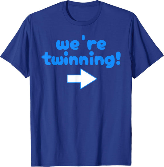 Twinning with My Bestie Spirit Week Twin Day Best Friend T-Shirt - T-Shirt | Royal