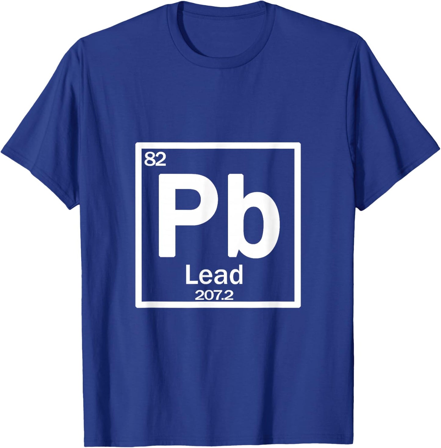 Chemistry Pb (lead) element T-Shirt - T-Shirt | Royal