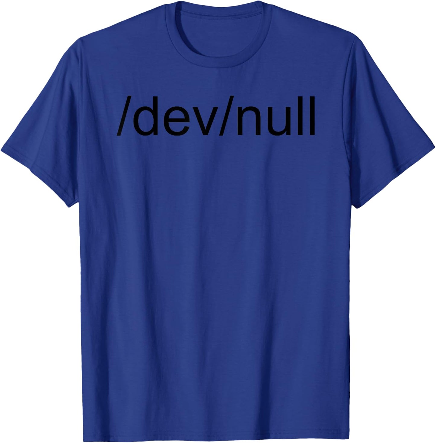 /DEV/Null Funny Web Game Developer Nerd Geek Gift T-Shirt - T-Shirt | Royal