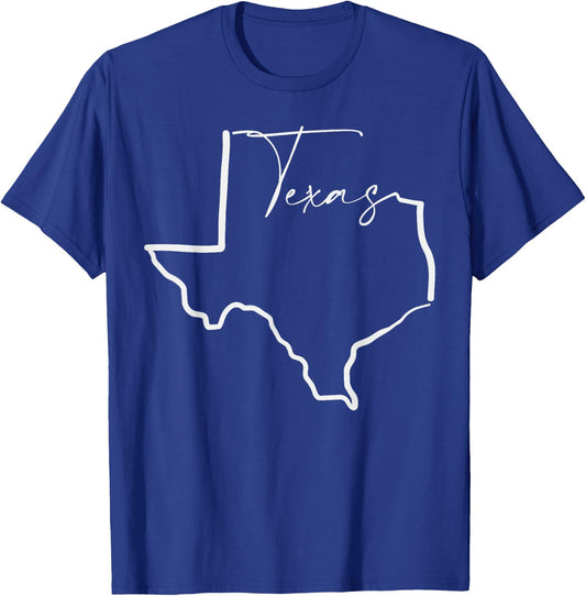 Texan Gifts Texas Shirt Texas Graphic . Men TX T-Shirt - T-Shirt | Royal